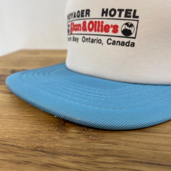 Voyager Hotel North Bay Ontario Blue White Trucker Hat NEW - Picture 10 of 10